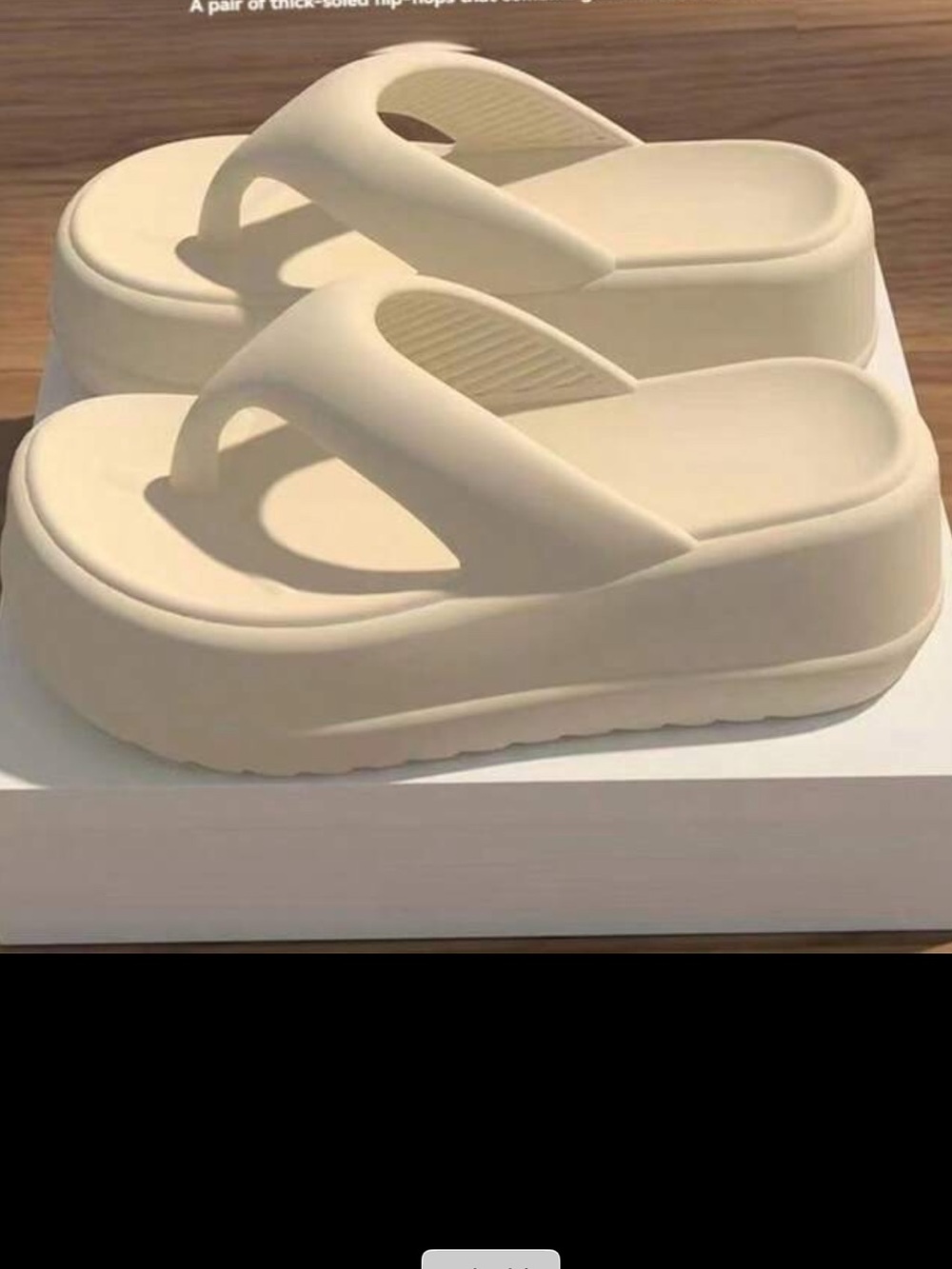 New platform flip flops
